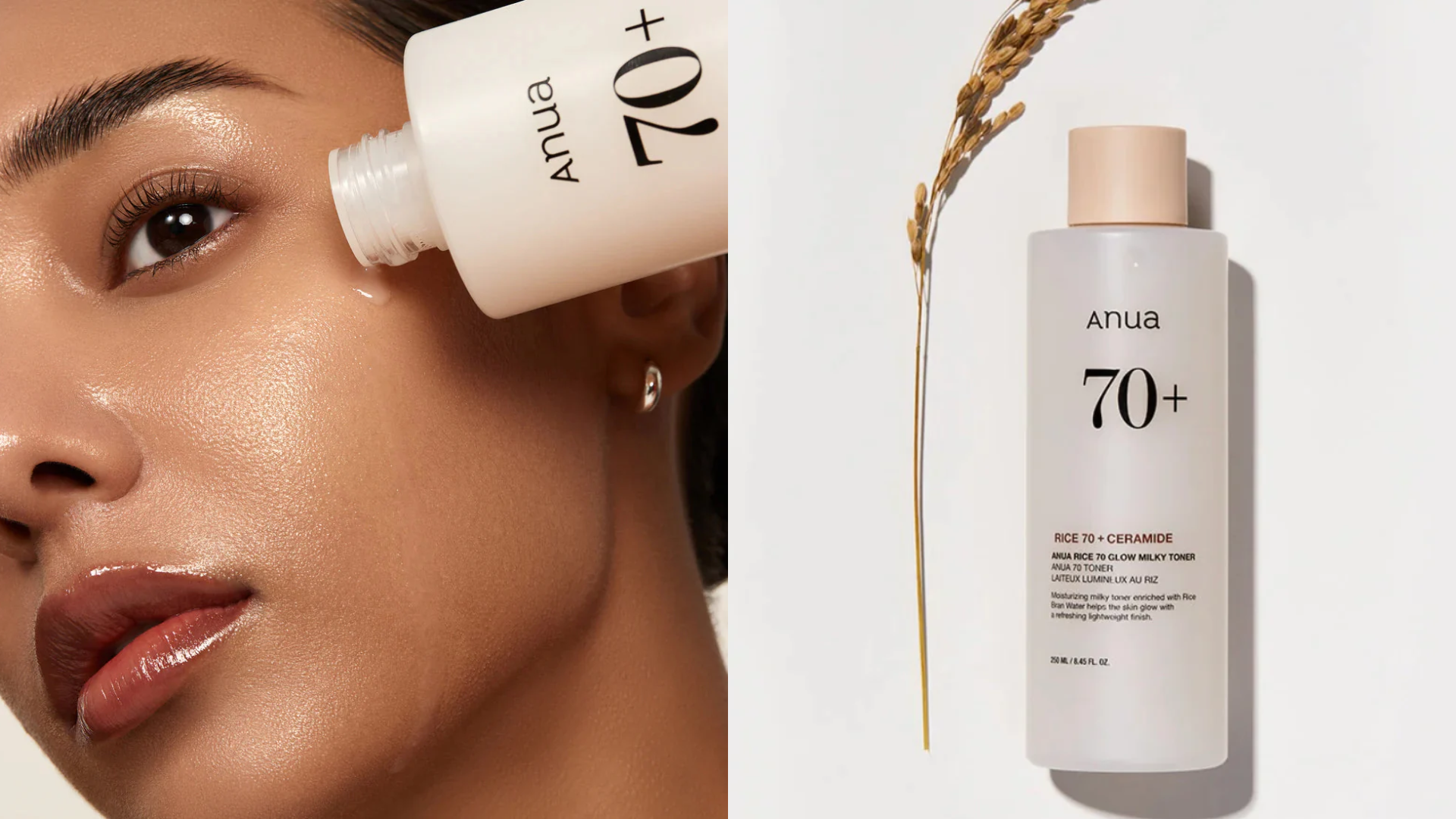 Anua Rice 70 Glow Milky Toner Nudie Glow Australia