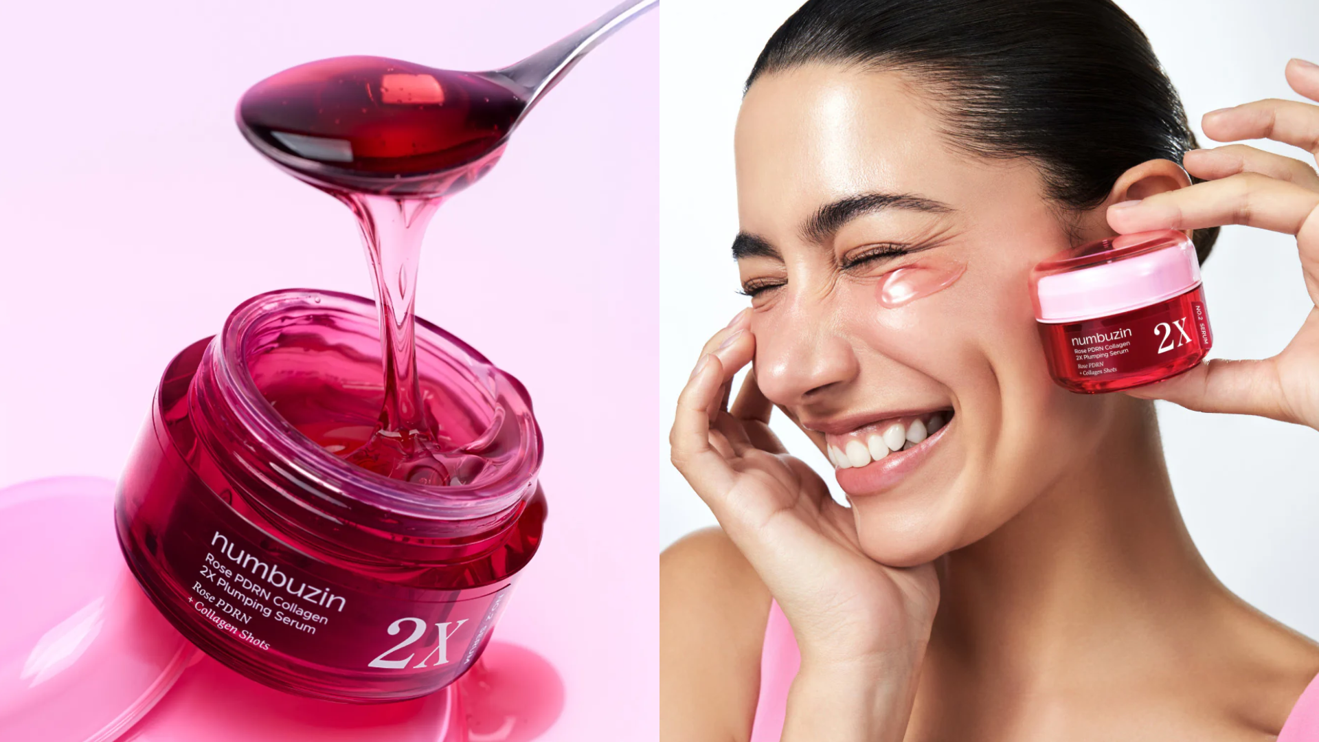 NUMBUZIN No.2 Rose PDRN Collagen 2X Plumping Serum Nudie Glow Australia