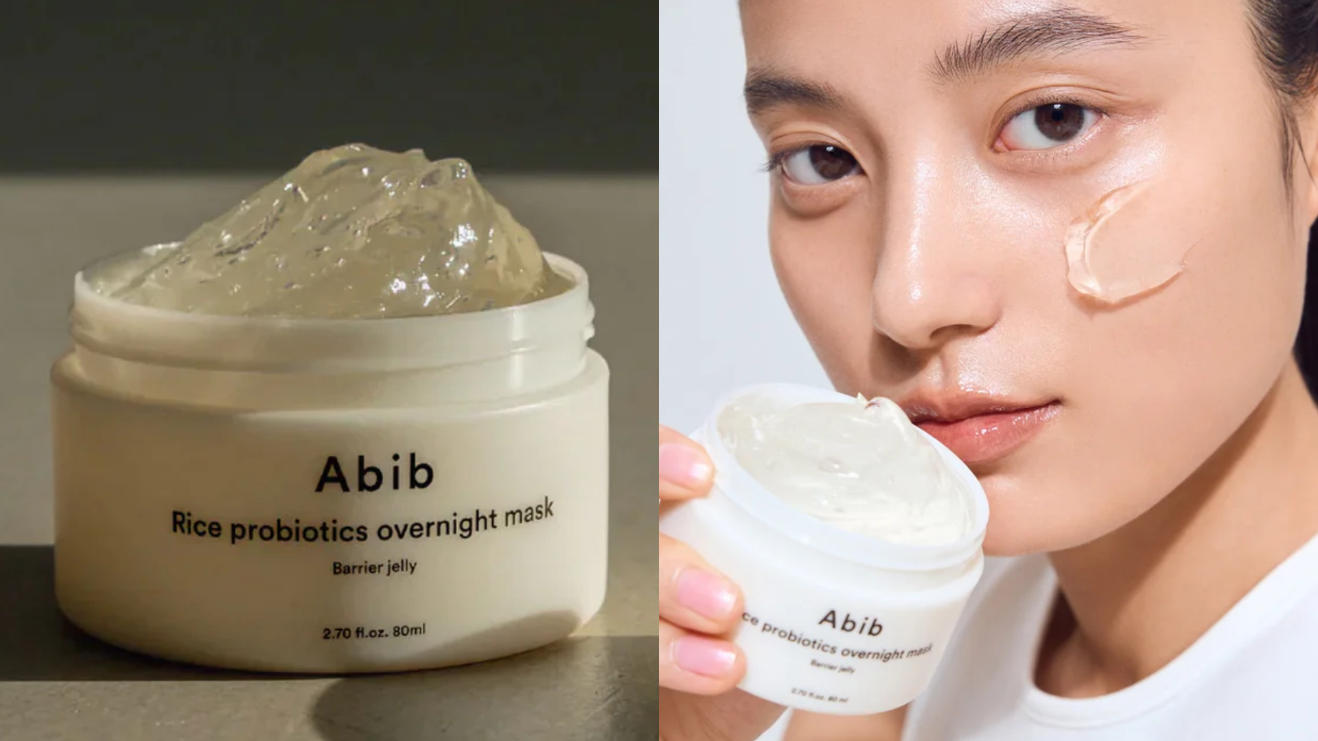 ABIB Rice Probiotics Overnight Mask Barrier Jelly Nudie Glow Australia