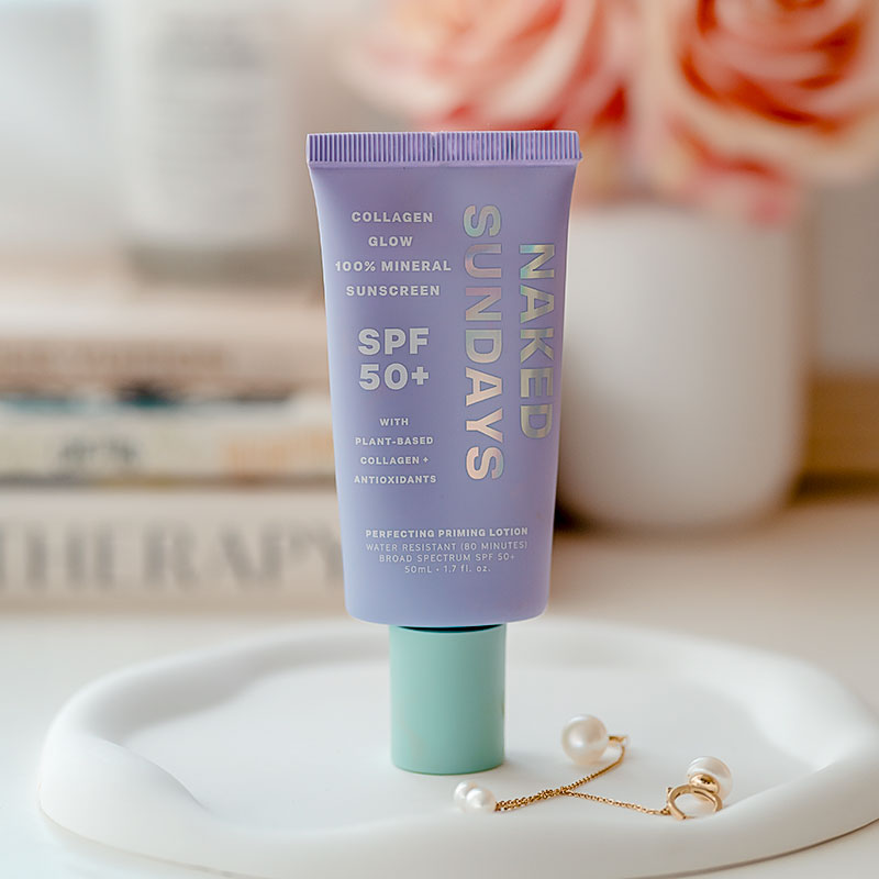 Naked Sundays SPF50+ Collagen Glow Mineral Perfecting Priming Lotion
