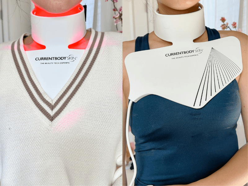 Currentbody series 2 neck mask over or under the shirts