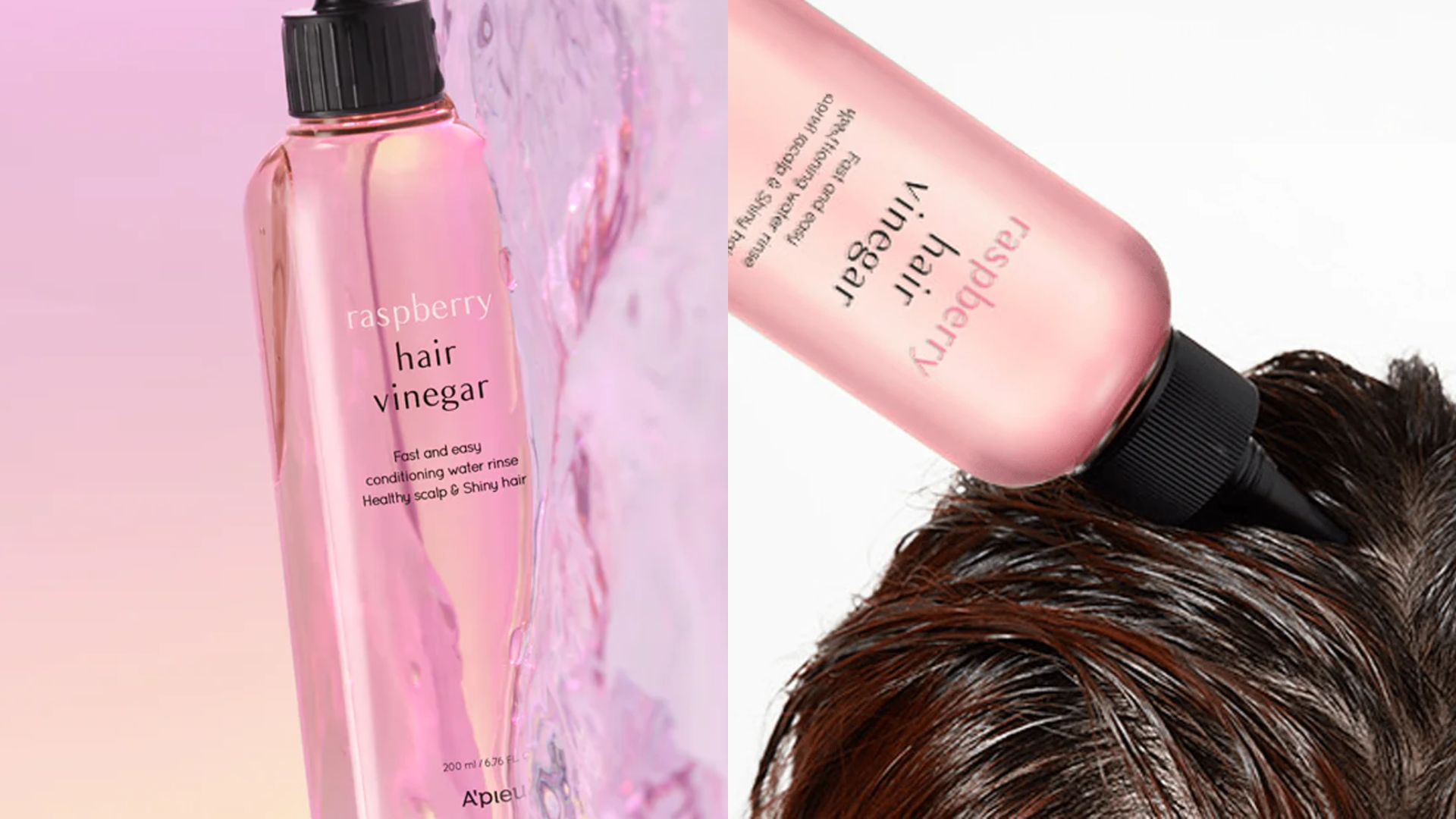 A'Pieu Raspberry Hair Vinegar Nudie Glow Australia