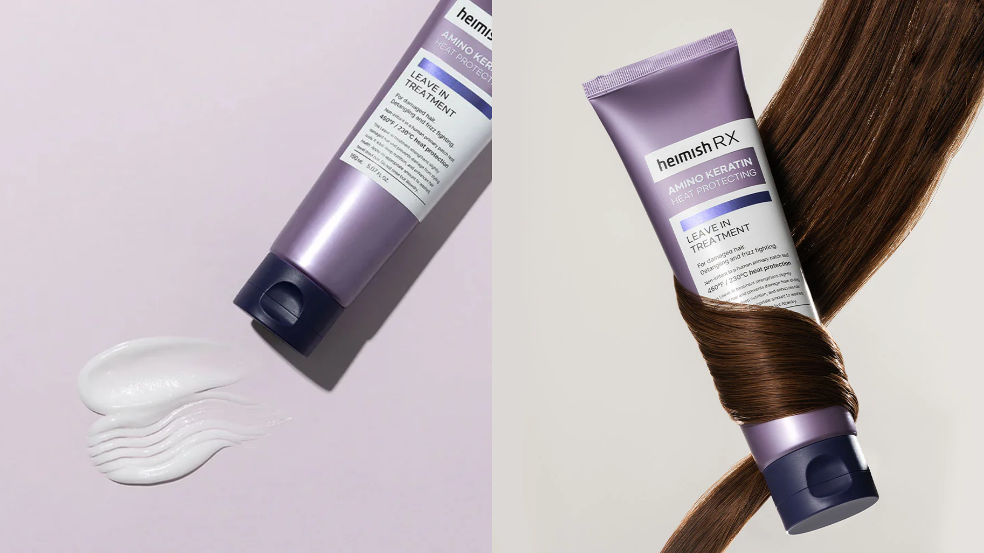 Heimish RX Amino Keratin Heat Protecting Leave In Treatment Nudie Glow Australia